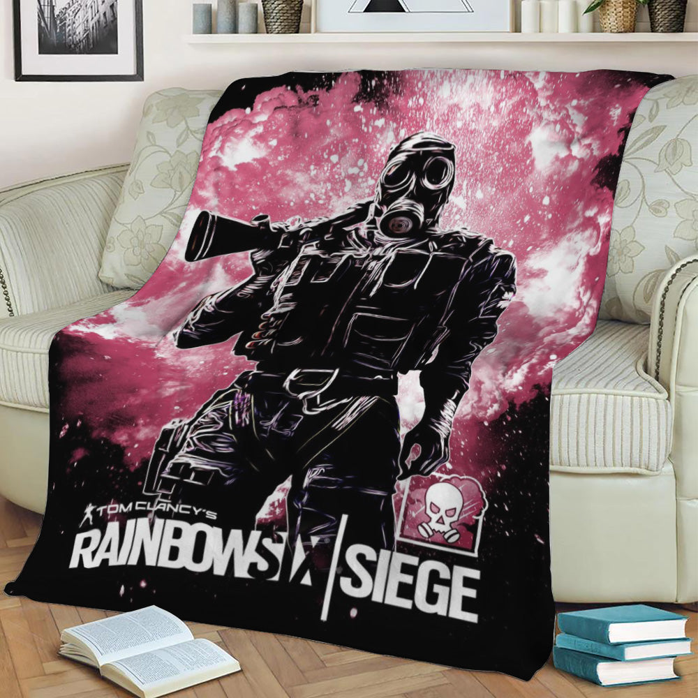 Rainbow Six Siege SMOKE Fleece Throw Blanket