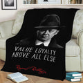 Raymond Red Reddington Fleece Throw Blanket
