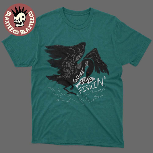 Rebel Loon Gone Ice Fishing Minnesota 2026 T-Shirt