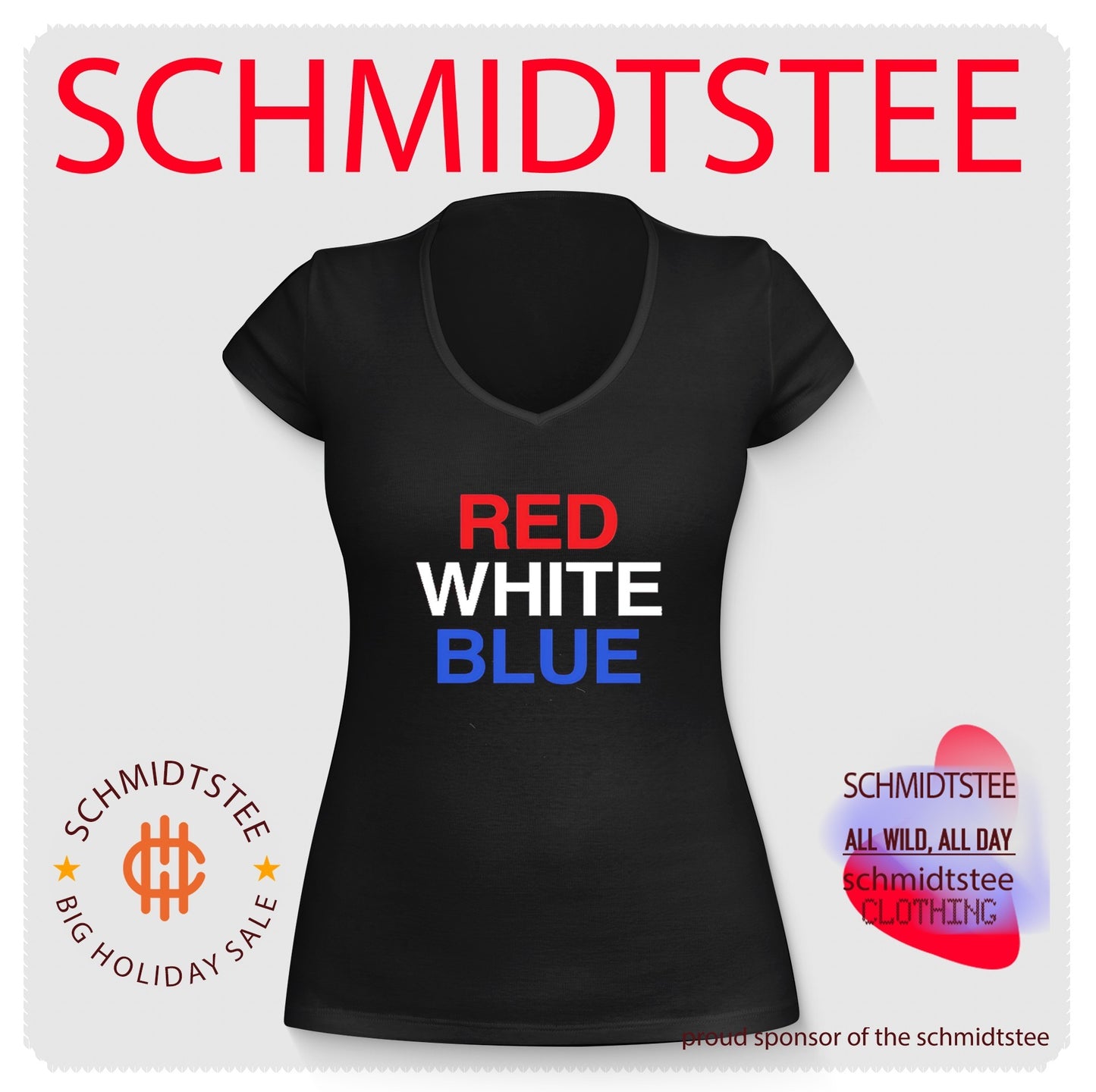 Red White Blue 4th of July 2026 shirt