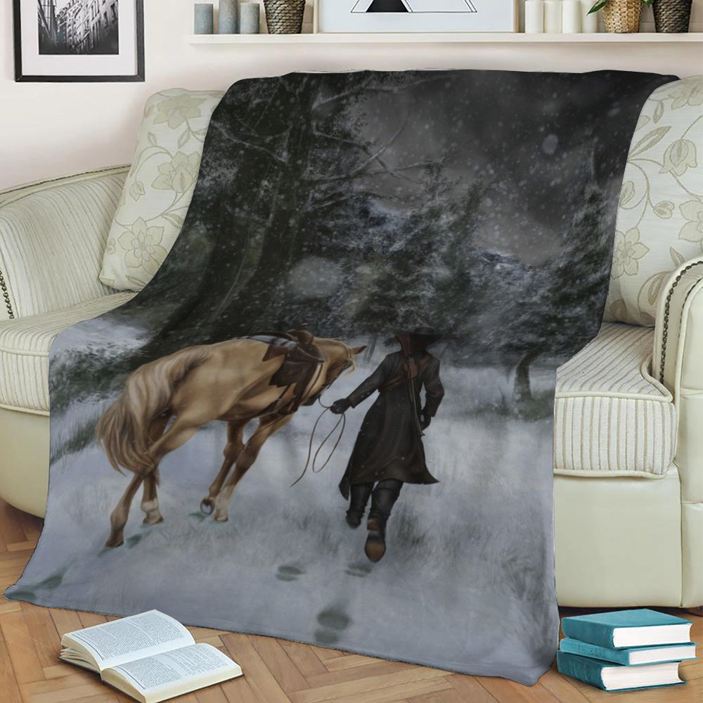 Red Dead Redemption 2 Fleece Throw Blanket