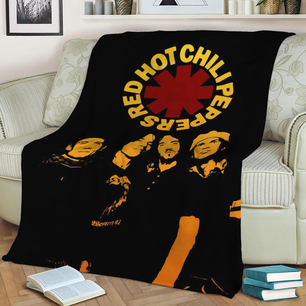 Red Hot Chili Peppers Fleece Throw Blanket