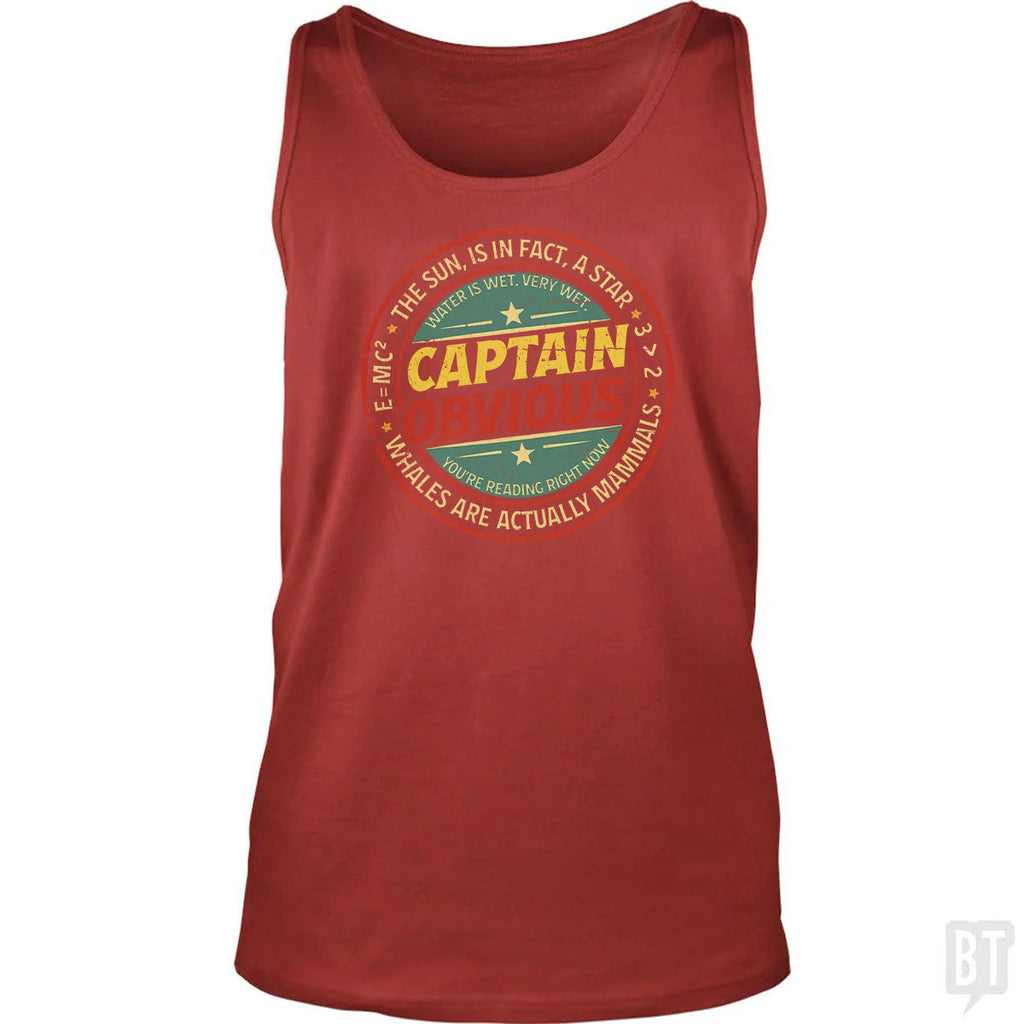 Captain Obvious Tank Top