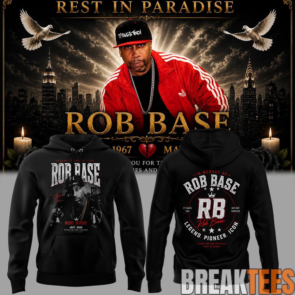 Remembering Rob Base – The Hip Hop Legend Hoodie