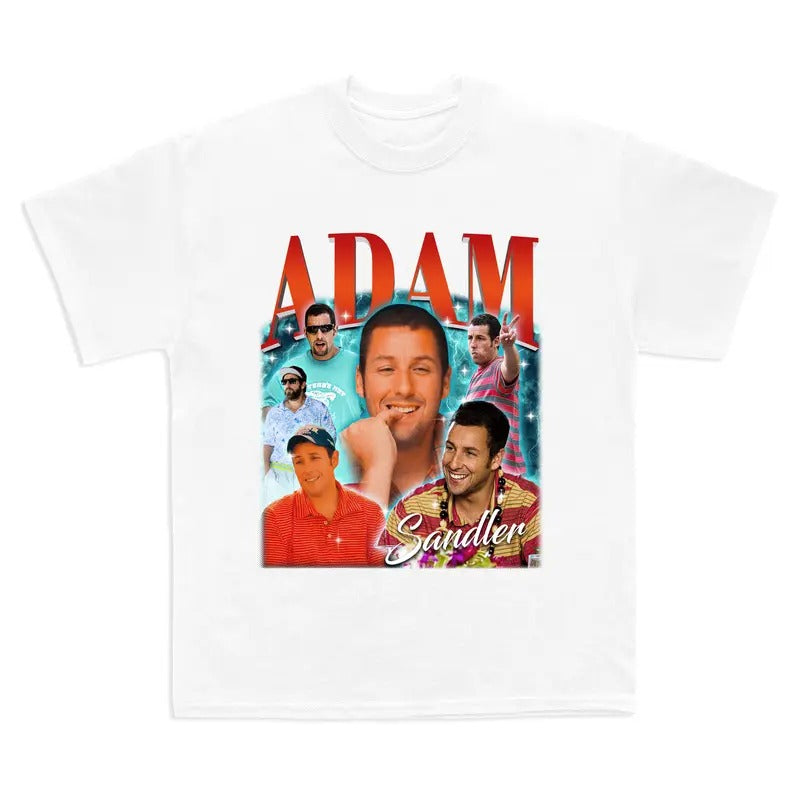 Retro Ad4m Sandl4r Shirt Ad4m Sandl4r Funny Ad4m Sandl4r Cotton Menswear Streetwear T-Shirts