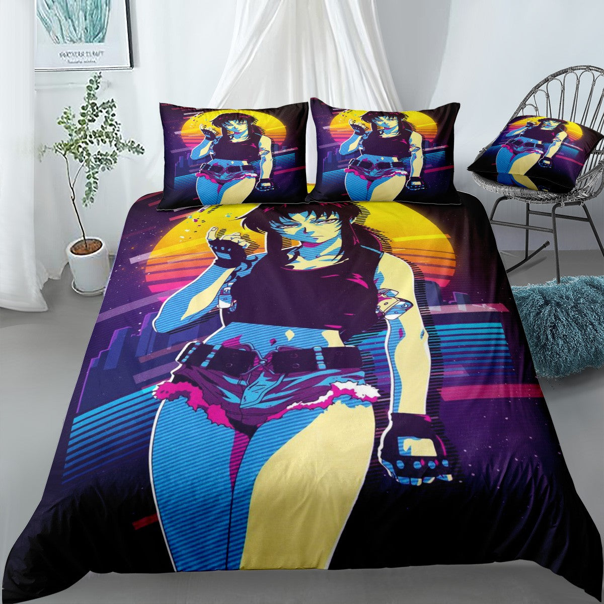Revy Waifu Bedding Set (Duvet Cover & Pillow Shams)