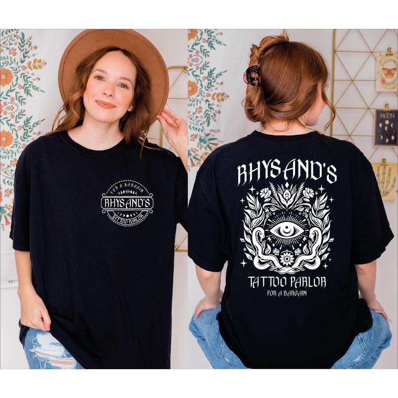 Rhysand'S Tattoo Parlor Shirt Rhysand Acotar Velaris Feyre Rhysand Shirt Bookish Shirt Book Lover Shirt T-Shirts