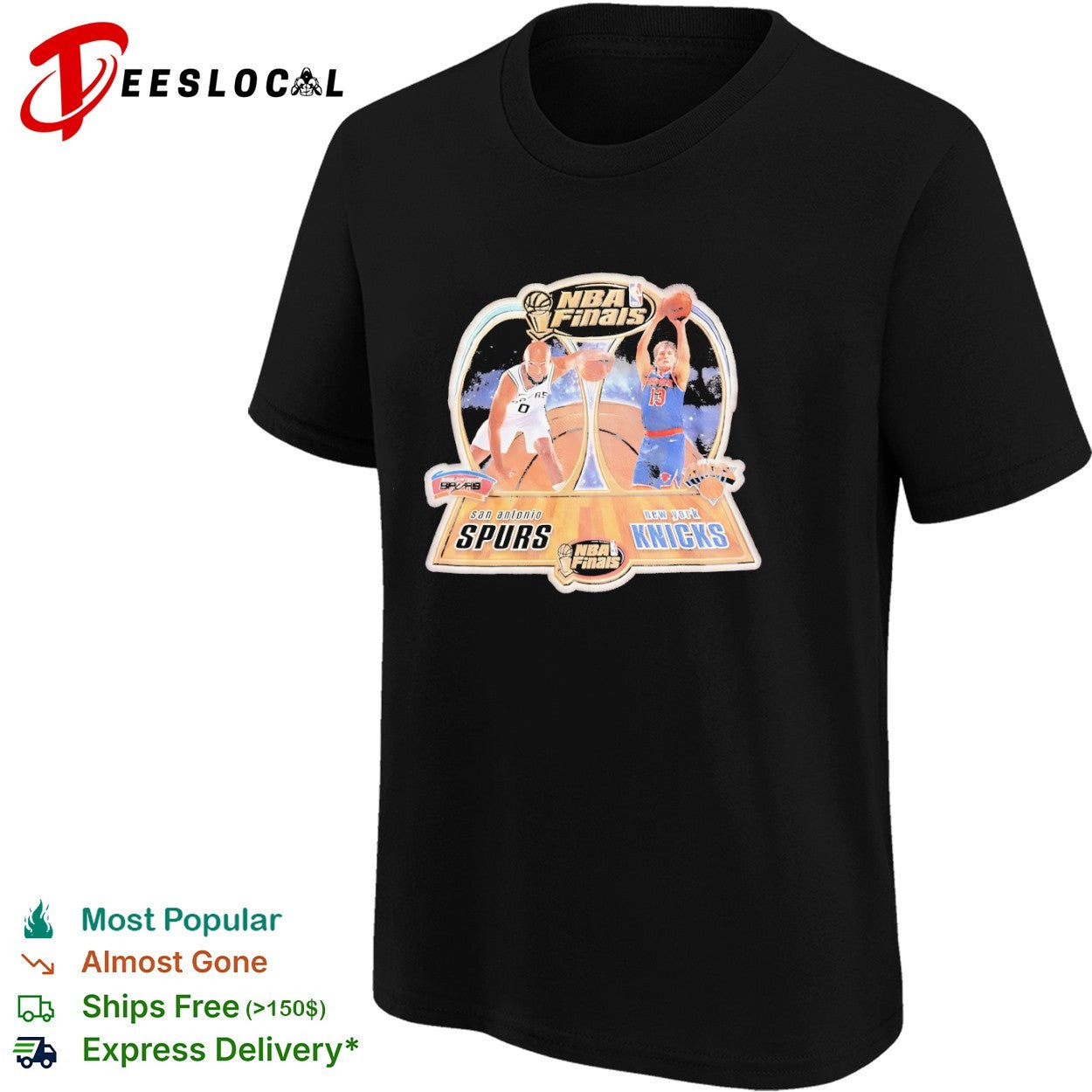 Richard Jefferson San Antonio Spurs vs Jalen Brunson New York Knicks NBA Finals shirt