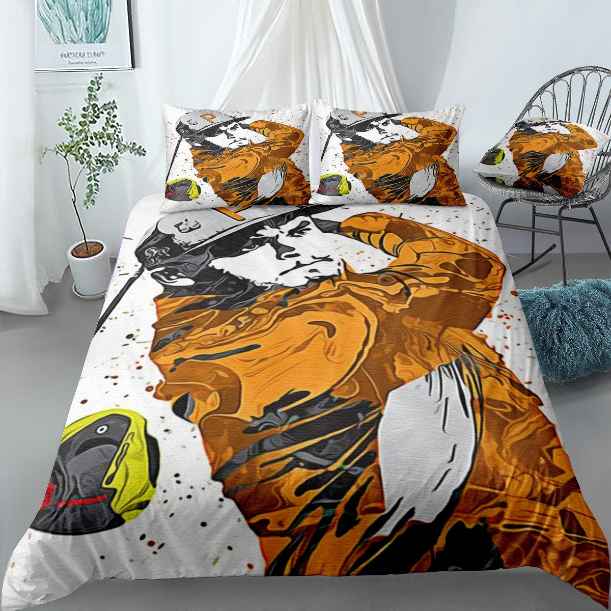 Rickie Fowler Golf Bedding Set (Duvet Cover & Pillow Shams)