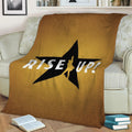 Rise Up Hamilton Musical Fleece Throw Blanket