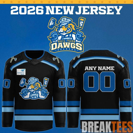 Roanoke Rail Yard Dawgs 2026 Special New Hockey Jersey