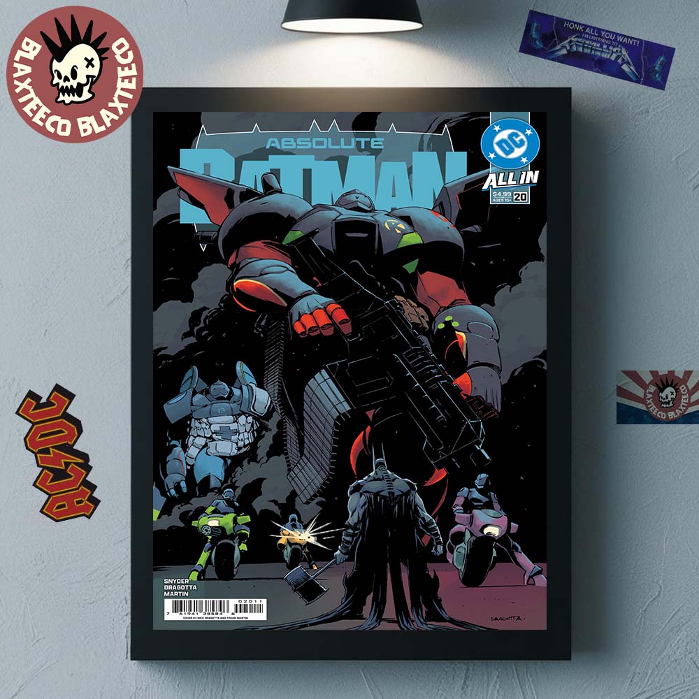 Robins Absolute Batman Series Comic Cover Art First Look Home Decor Poster Canvas