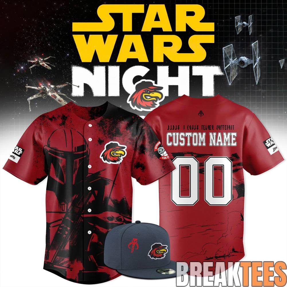 Rochester Red Wings x Star Wars Night Custom Baseball Jersey