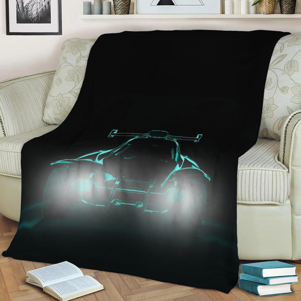 Rocket league Fleece Throw Blanket