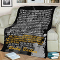 Rocky Balboa Movie Poster Fleece Throw Blanket