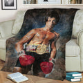 Rocky Balboa The Champion Fleece Throw Blanket