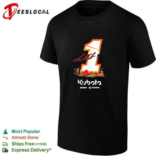 Ross Chastain 1 Kubota watermelon signature Trackhouse NASCAR shirt