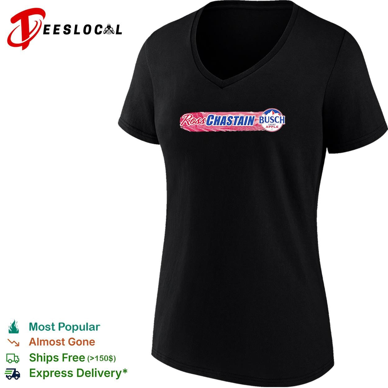 Ross Chastain Busch Light Apple signature Trackhouse NASCAR shirt
