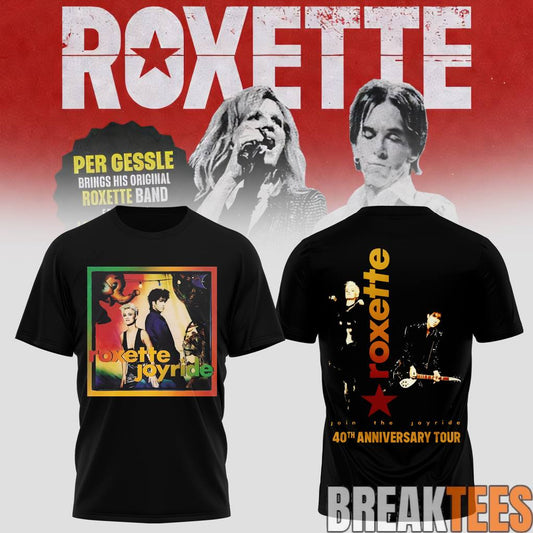 Roxette 40th Anniversary Tour 2026 Shirt