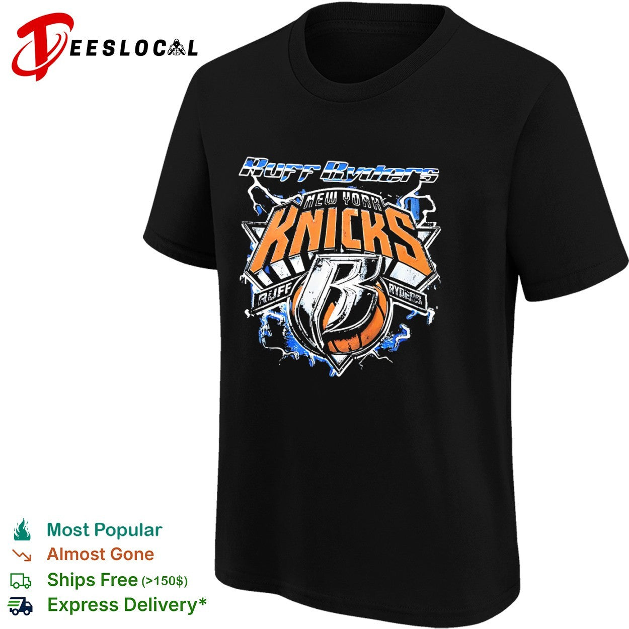 Ruff Ryders New York Knicks B logo shirt
