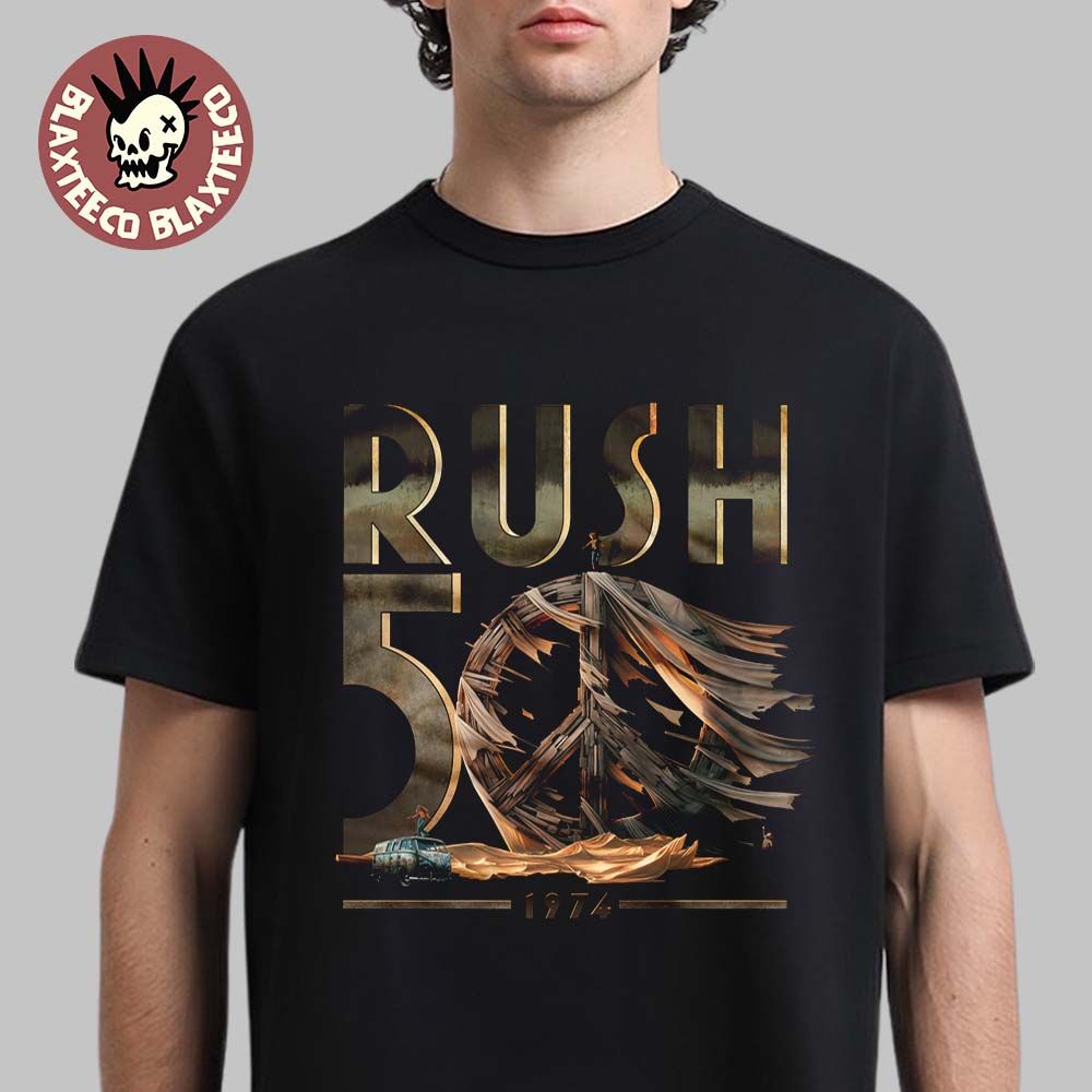 Rush 50th Anniversary Merch R50 Peace T-Shirt