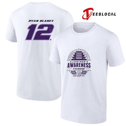 Ryan Blaney Alzheimer’s awareness at the Brickyard graphic shirt