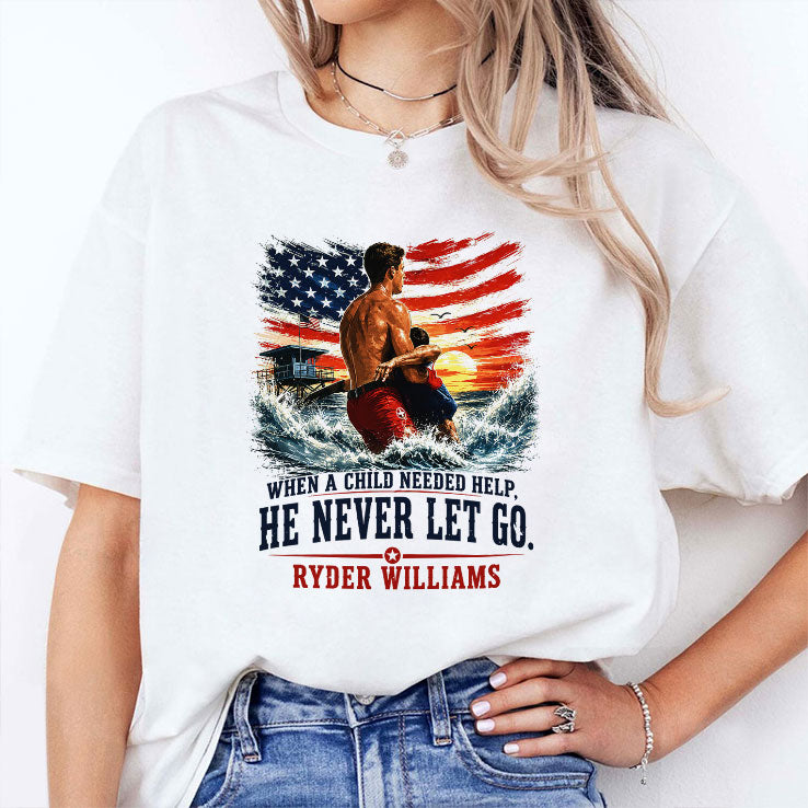 Ryder Williams Hero Tribute When A Child Needed Help He Never Let Go T Shirt