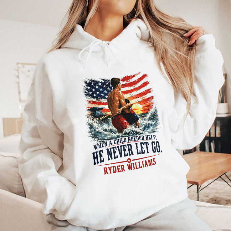 Ryder Williams Hero Tribute When A Child Needed Help He Never Let Go T Shirt