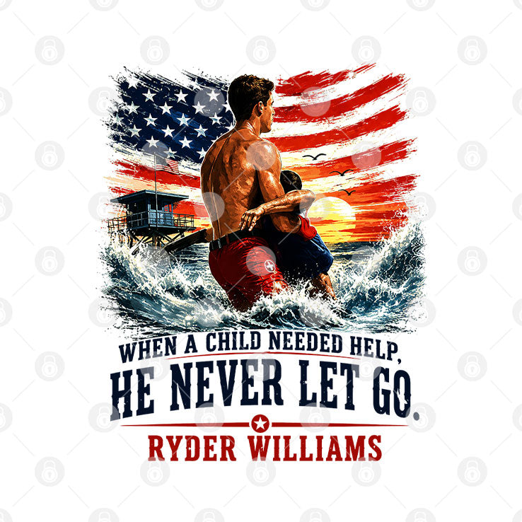 Ryder Williams Hero Tribute When A Child Needed Help He Never Let Go T Shirt