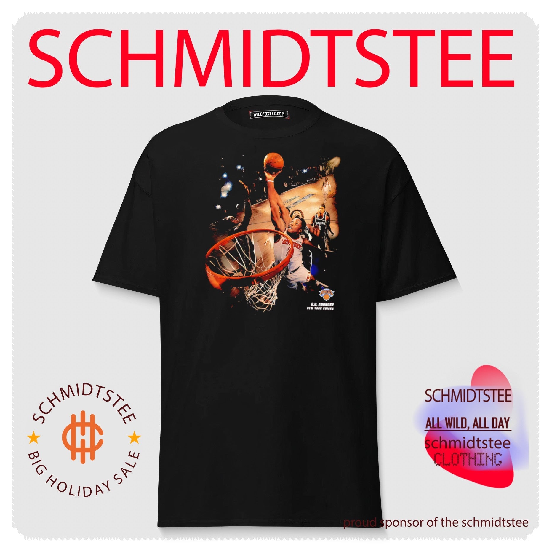 Og Anunoby New York Knicks Action shot shirt