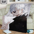 SATORU GOJO Fleece Throw Blanket