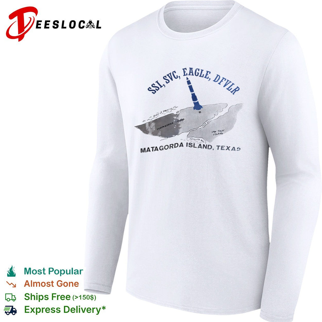SSI SVC Eagle DFVLR Matagorda Island Texas Gulf of Mexico Cedar Bayou shirt
