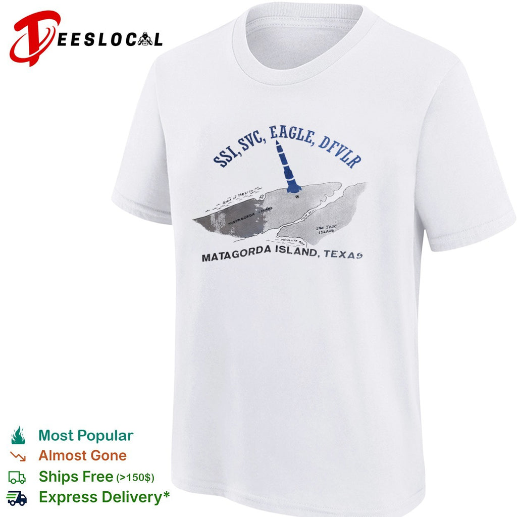 SSI SVC Eagle DFVLR Matagorda Island Texas Gulf of Mexico Cedar Bayou shirt