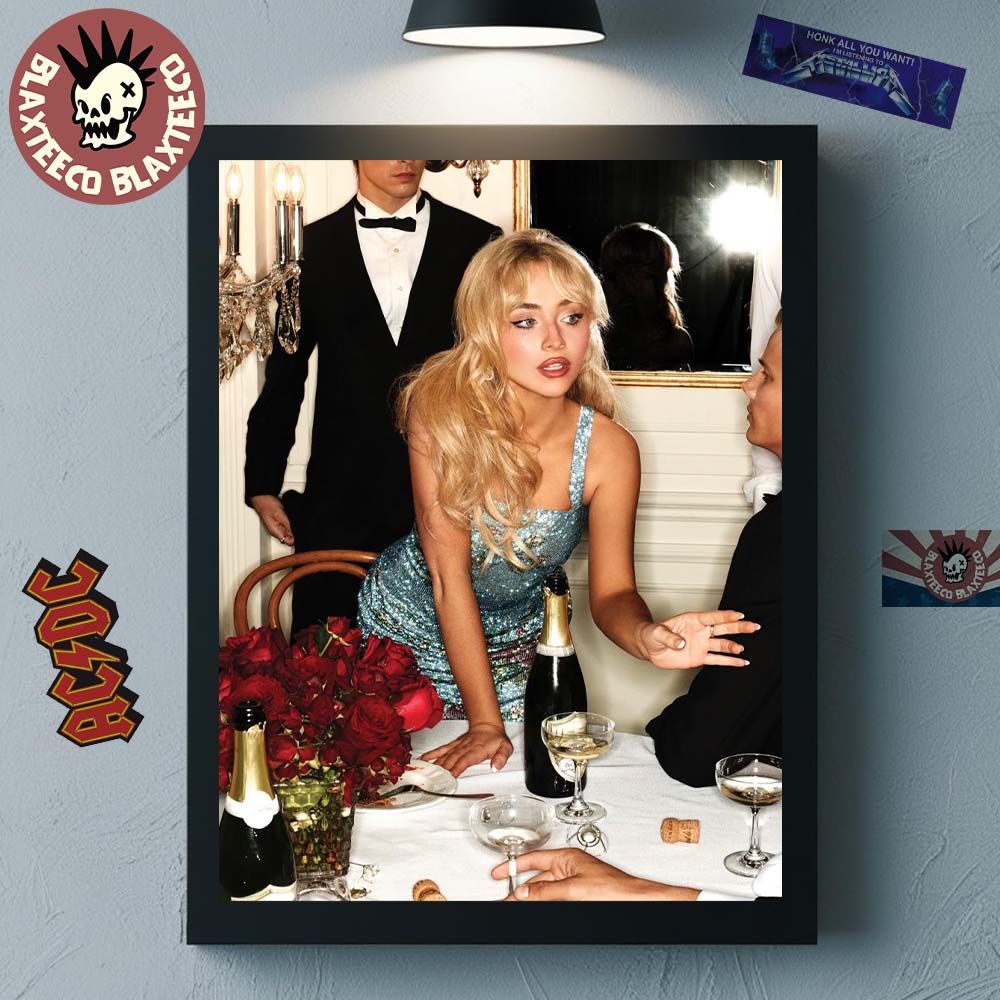 Sabrina Carpenter Mans Best Friend Bonus Track Version Featuring Such A Funny Way Album Cover Poster Canvas