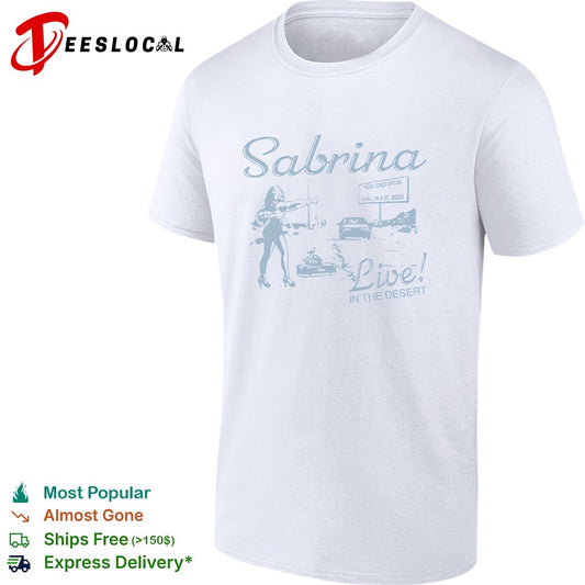 Sabrina Live in the Desert Indio California April 10 and 17 2026 Coachella shirt