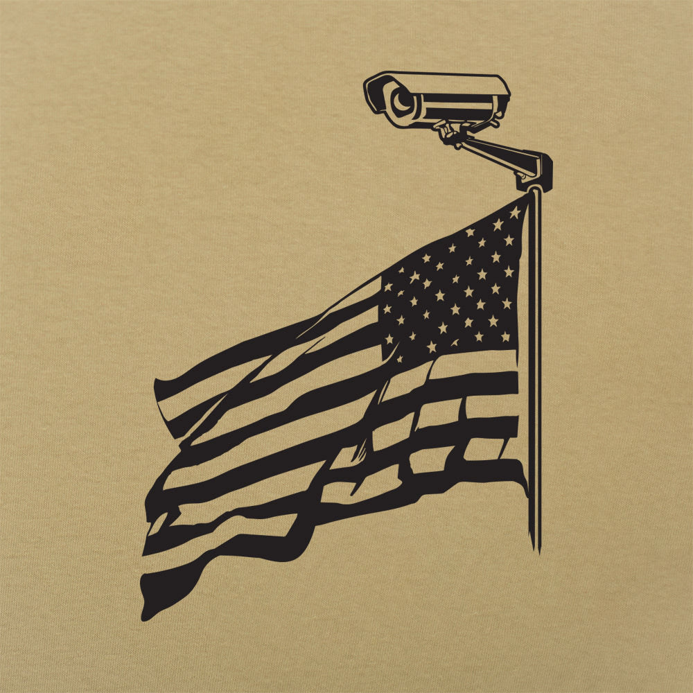 Salute The Camera American Flag Surveillance Camera