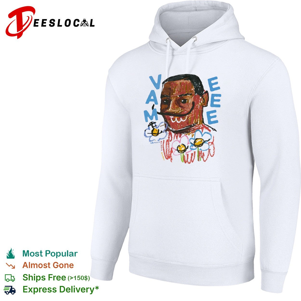 Salvador Dali vameee All Rights Reserved Flower Shirt
