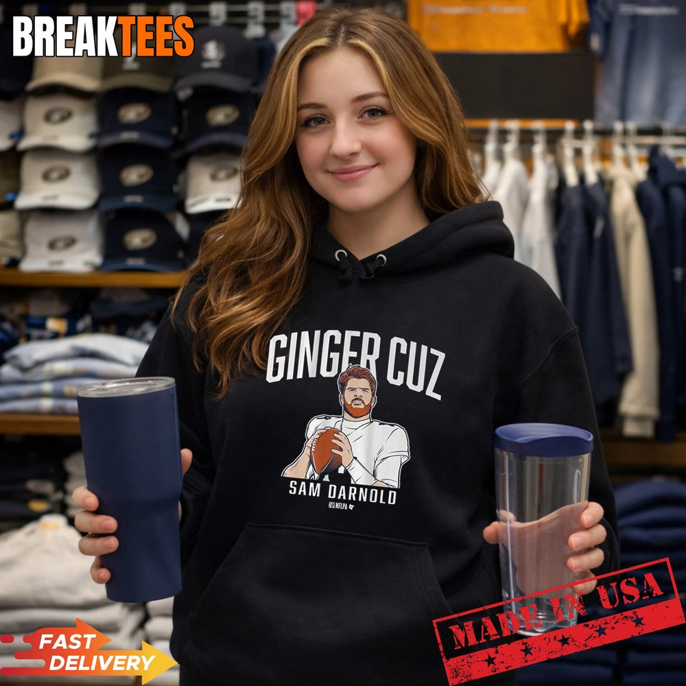 Sam Darnold Ginger Cuz Football Fan Graphic T-Shirt