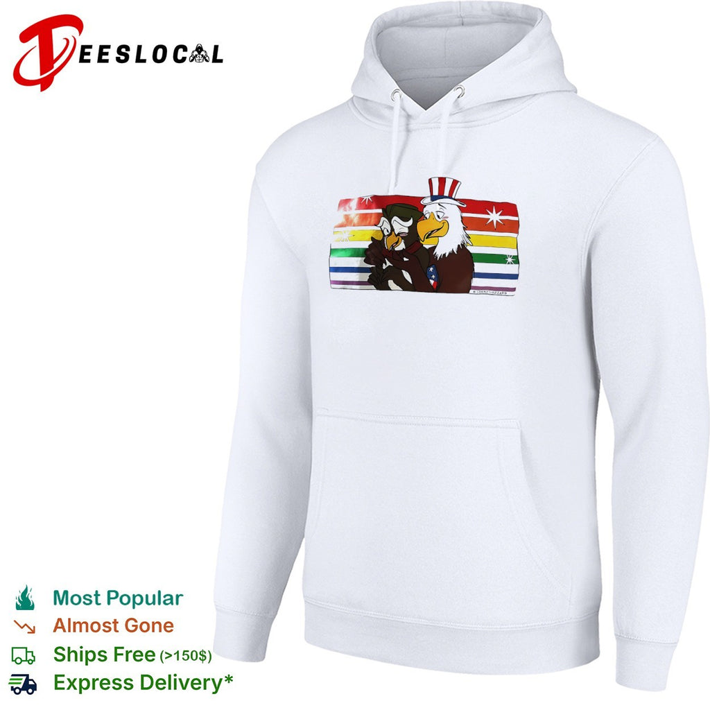 Sammy Shizzard Uncle Sam and Benjamin Franklin Eagle shirt