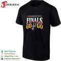 San Antonio Spurs 2026 Finals Go Go logo dark shirt