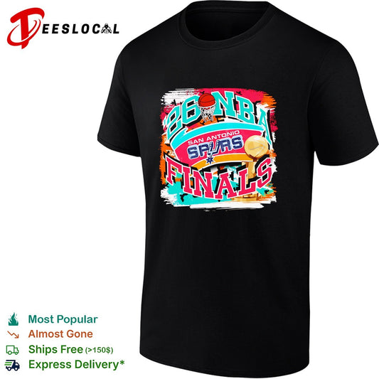San Antonio Spurs 96 NBA Finals vintage graphic shirt