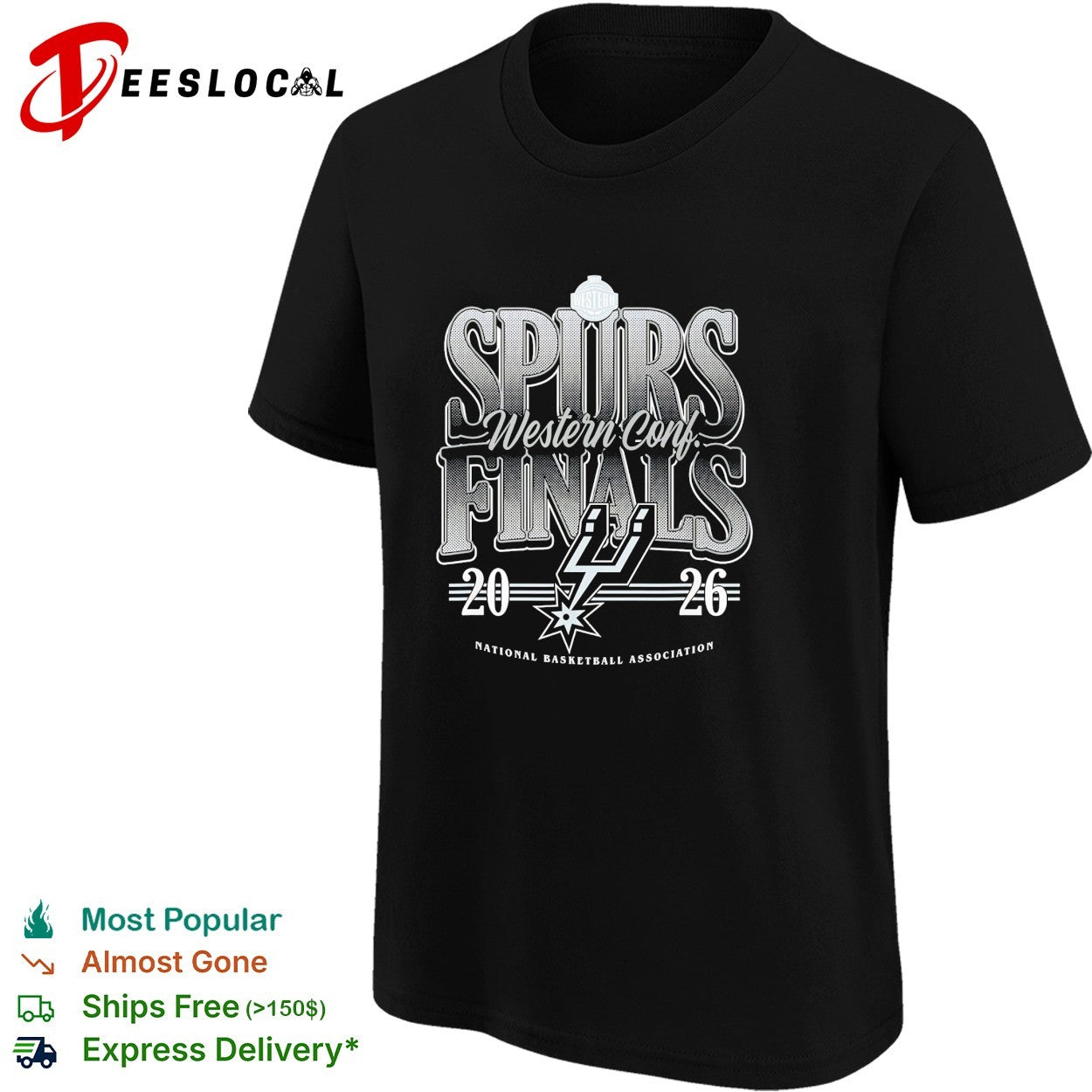San Antonio Spurs Western Conf Finals 2026 National Basketball Association shirt