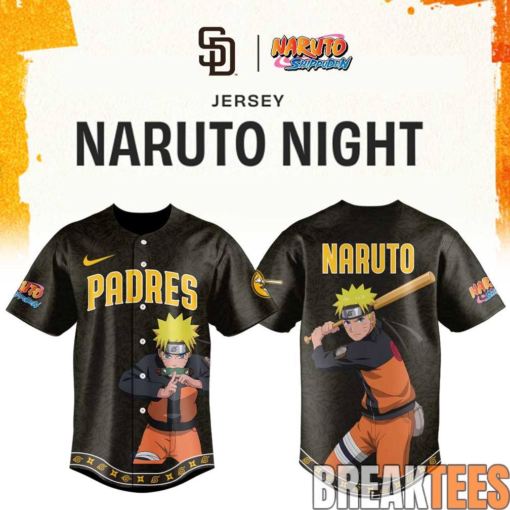 San Diego Padres Naruto Night 2026 Special Jersey