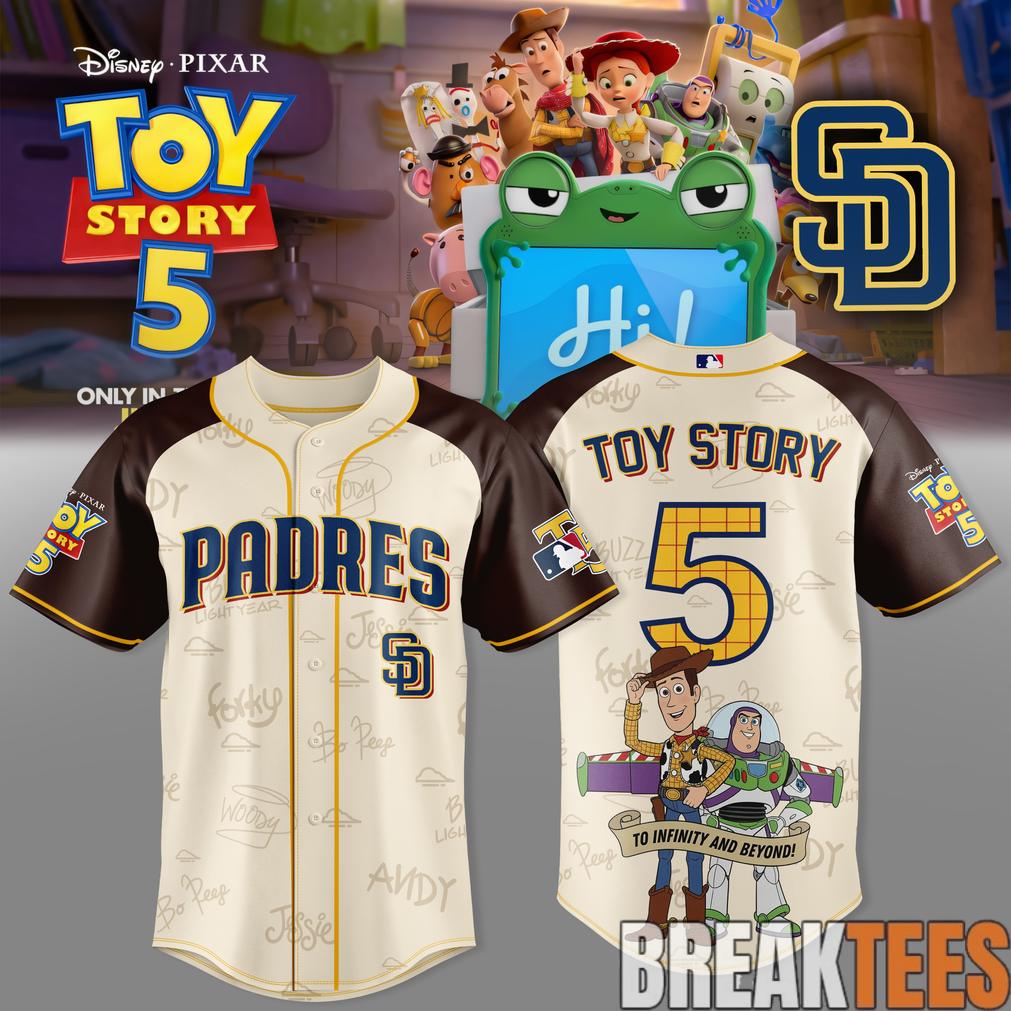 San Diego Padres x Toy Story 5 Theme Nights Limited Edition Jersey