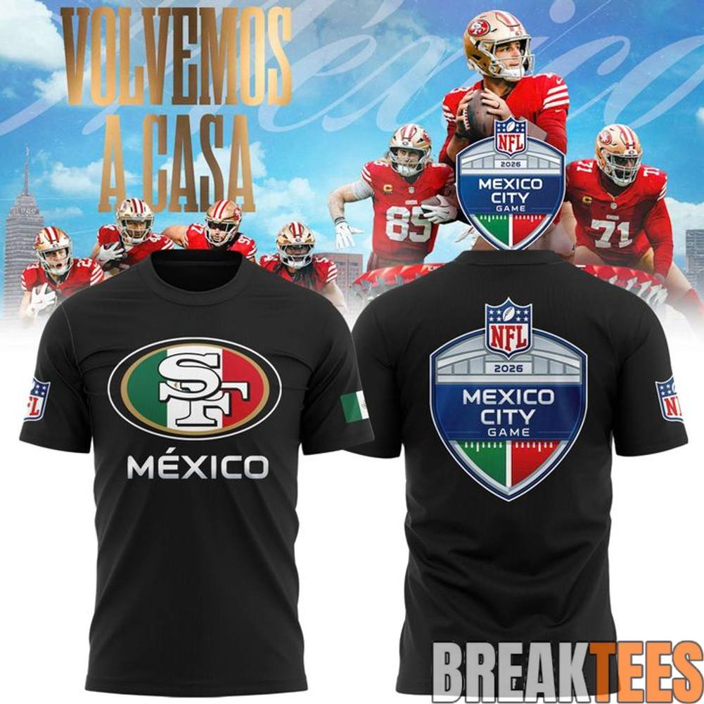 San Francisco 49ers 2026 NFL Mexico City Game Shirt