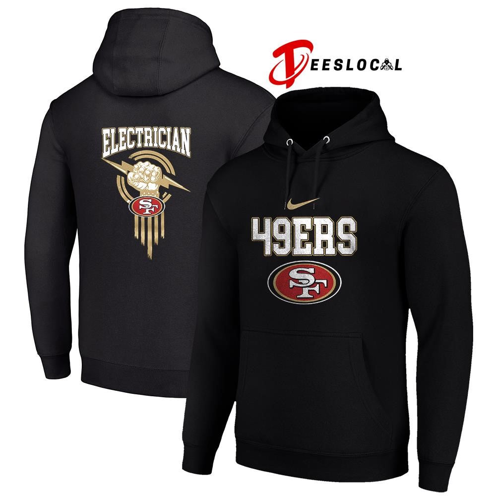 San Francisco 49ers x Electrician logo shirt