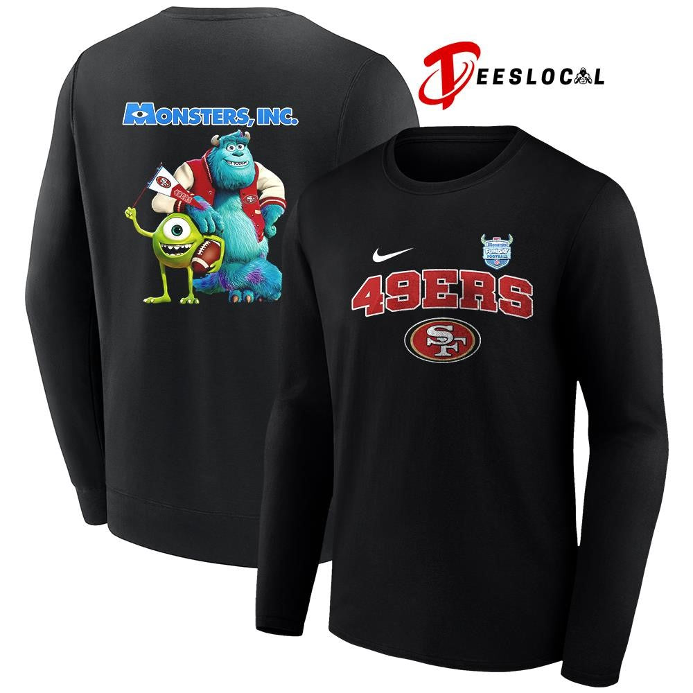 San Francisco 49ers x Monsters inc cartoon shirt