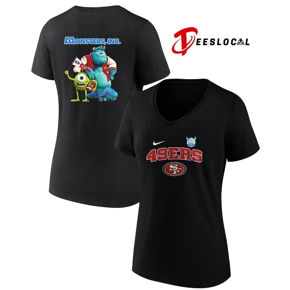 San Francisco 49ers x Monsters inc cartoon shirt