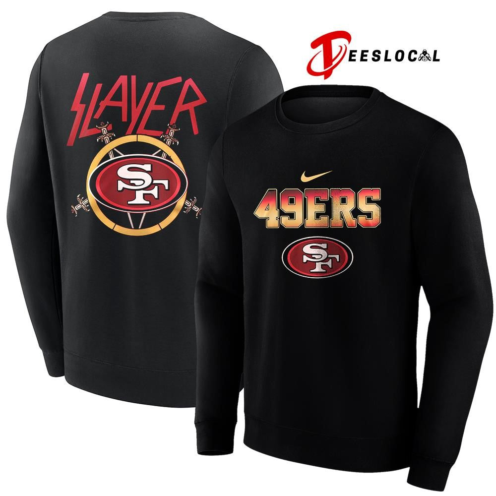 San Francisco 49ers x Slayer logo shirt