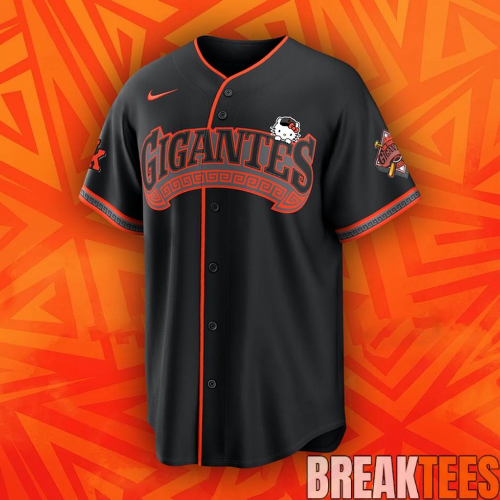 San Francisco Giants ‘Gigantes’ x Hello Kitty Special Jersey
